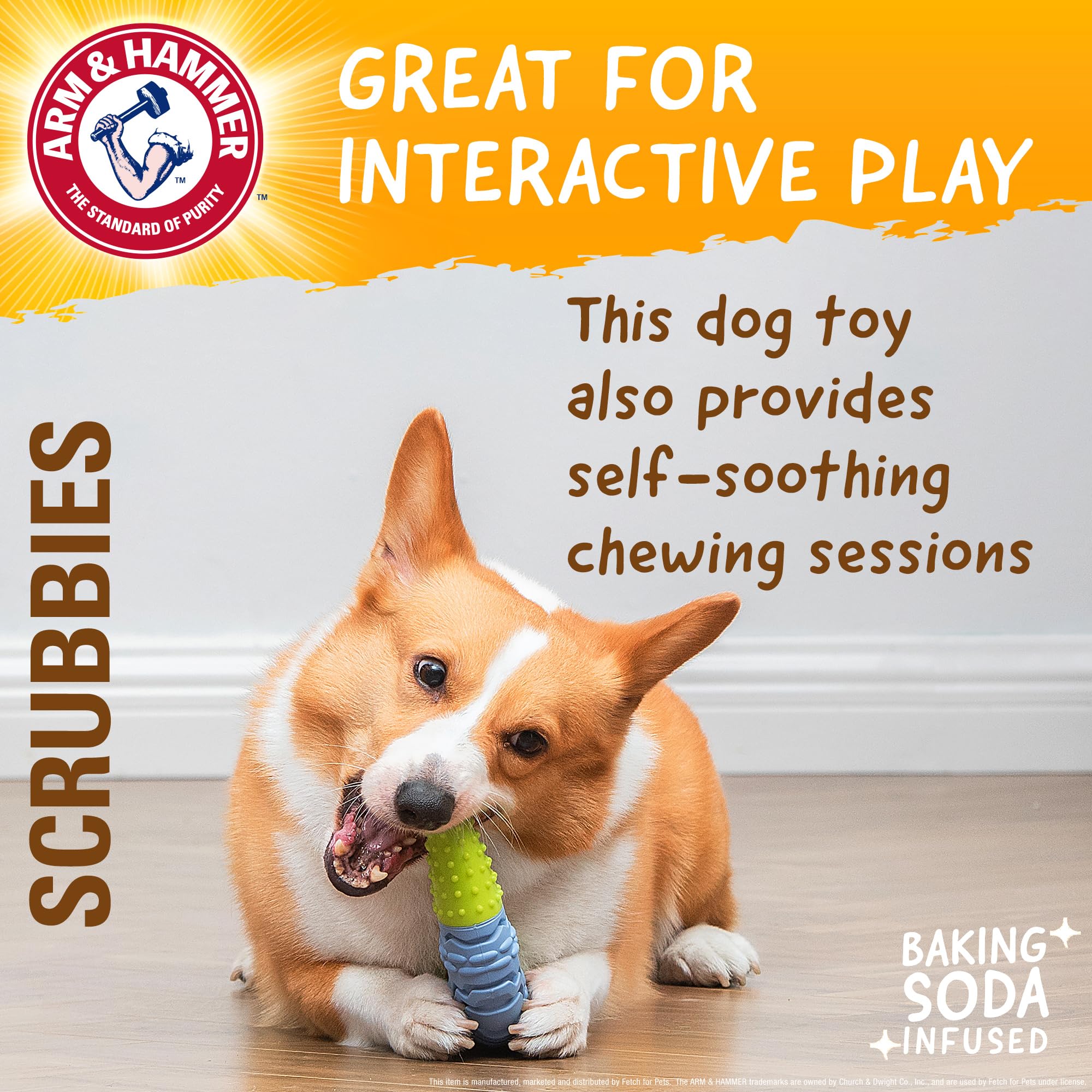 Foto 5 pulgar | Masticable Arm & Hammer Scrubbies Boomerang Para Perros Adultos - Venta Internacional.