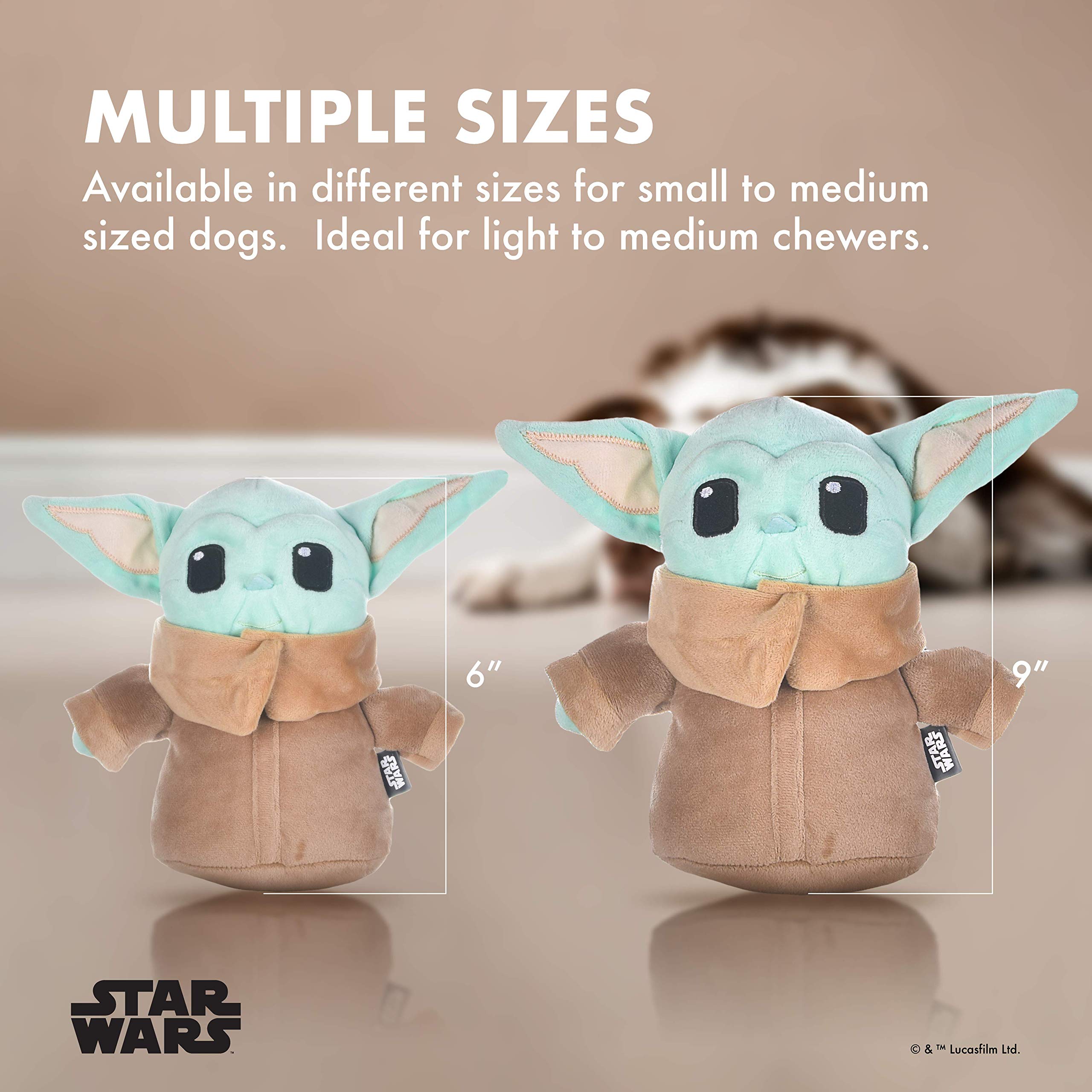 Foto 5 pulgar | Figura De Peluche Para Perros Star Wars Mandalorian The Child, 23 Cm - Venta Internacional.