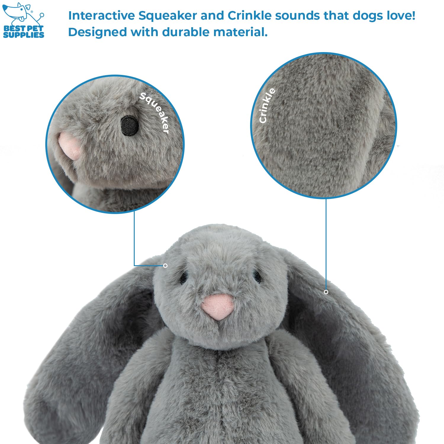 Foto 3 pulgar | Juguete Para Perros Best Pet Supplies Interactive Bunny Buddy - Venta Internacional.
