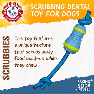 Foto 2 | Juguete Masticable Arm & Hammer Para Mascotas Throw N' Tug Dental Para Perros Grandes - Venta Internacional.