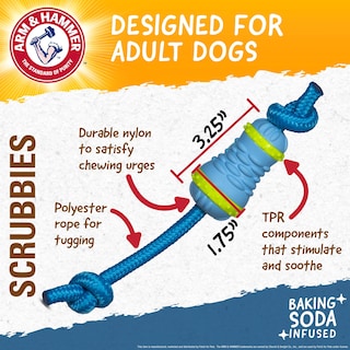 Foto 5 | Juguete Masticable Arm & Hammer Para Mascotas Throw N' Tug Dental Para Perros Grandes - Venta Internacional.