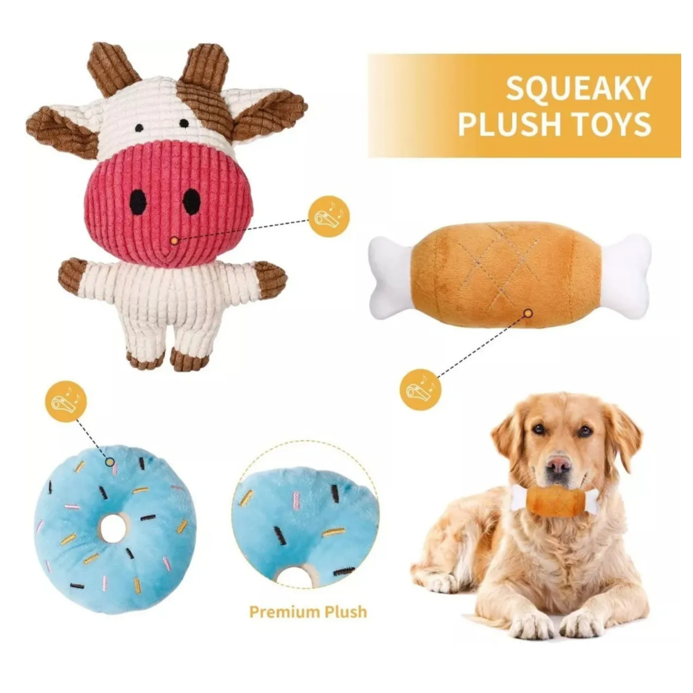 Foto 2 | 7 Piezas Juguetes De Cuerda Para Perro Belug, Colores