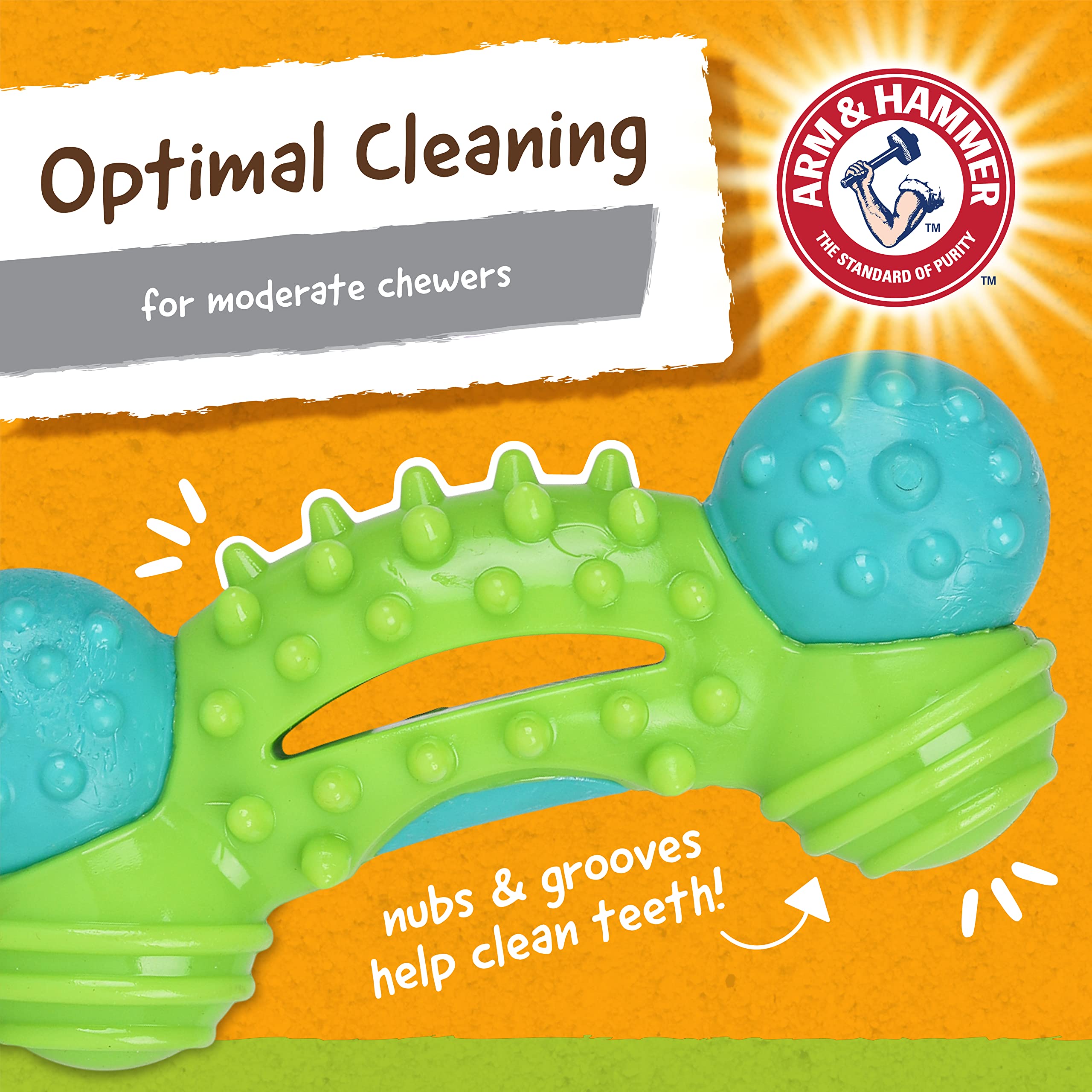 Foto 4 pulgar | Juguete Dental Para Perros Arm & Hammer Nubbies Duality Bone Para Mascotas - Venta Internacional.