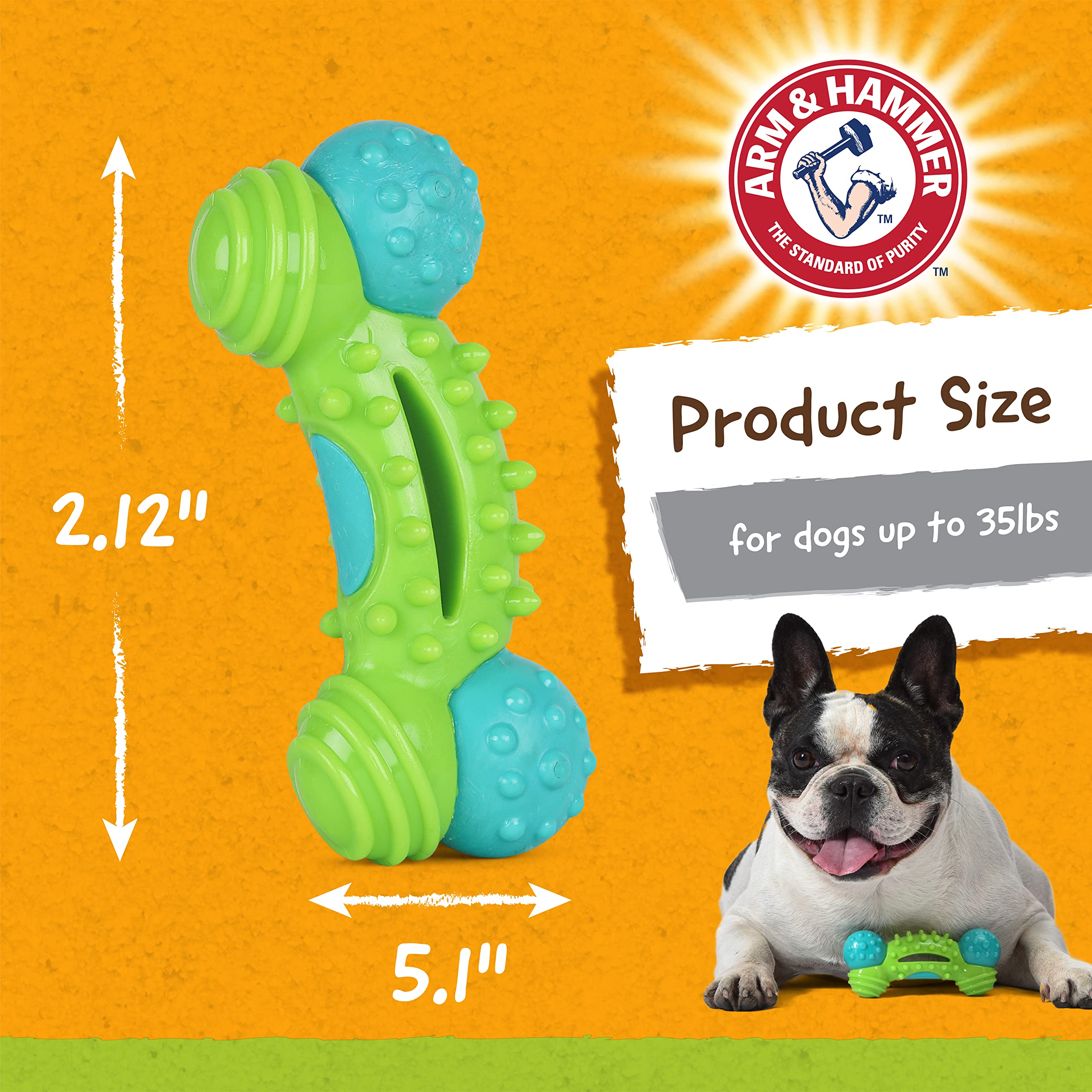 Foto 4 | Juguete Dental Para Perros Arm & Hammer Nubbies Duality Bone Para Mascotas - Venta Internacional.