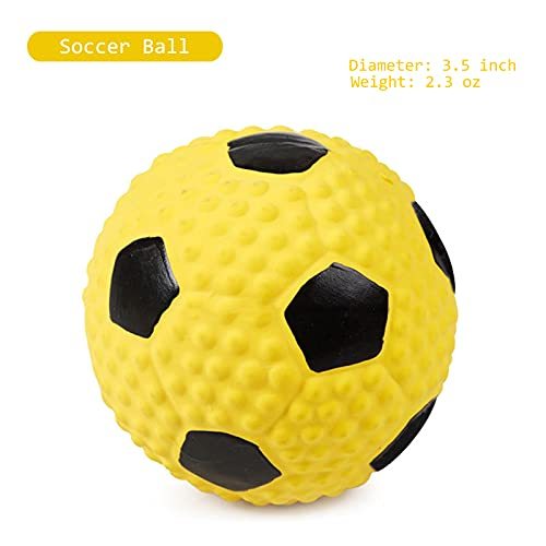 Foto 4 pulgar | Juego De 4 Pelotas De Goma De Látex Natural T'chaque Squeaky Para Perros - Venta Internacional.