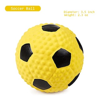 Foto 3 | Juego De 4 Pelotas De Goma De Látex Natural T'chaque Squeaky Para Perros - Venta Internacional.