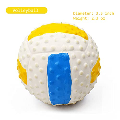 Foto 5 pulgar | Juego De 4 Pelotas De Goma De Látex Natural T'chaque Squeaky Para Perros - Venta Internacional.