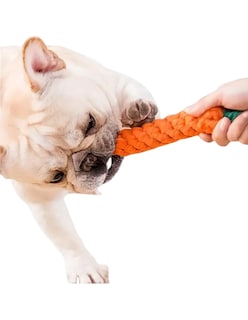 Foto 5 | Juguete Zanahoria De Algodón Masticable Para Perros