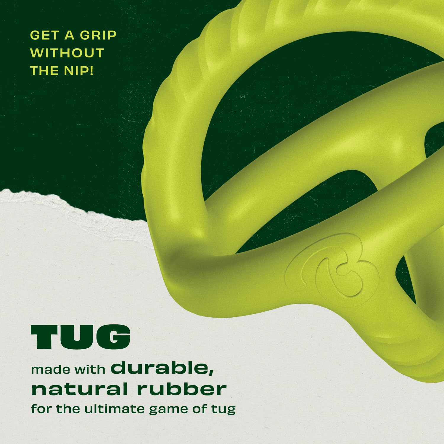 Foto 4 pulgar | Juguete Para Perros Benebone Natural Rubber Tug Interactive - Venta Internacional.
