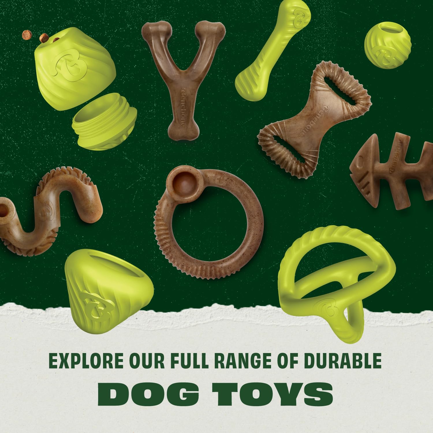 Foto 7 pulgar | Juguete Para Perros Benebone Natural Rubber Tug Interactive - Venta Internacional.