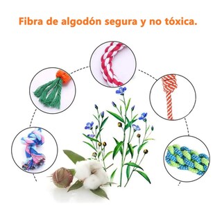 Foto 5 | 12 Kits Resistant Cuerda Perros Lab.g, Colores
