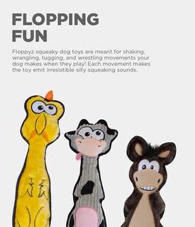 Foto 2 | Juguete Para Perros Outward Hound Floppyz Donkey Brown Tamaño Mediano - Venta Internacional.