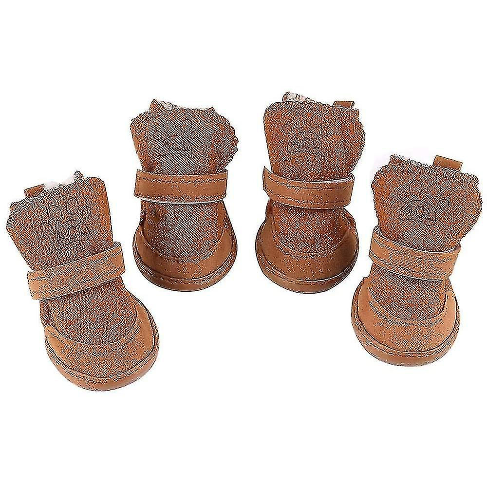 Foto 2 pulgar | Botas De Nieve Para Cachorro Huoguo Con Correas Ajustables Xxs - Venta Internacional.