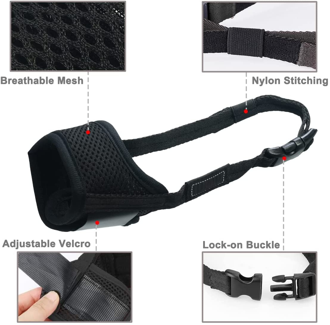 Foto 6 pulgar | Bozal Jieyou Para Perros, Antimordeduras, Ladridos Y Masticables - Venta Internacional.