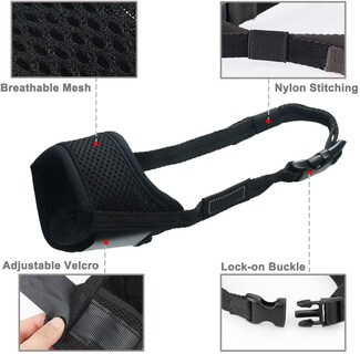 Foto 5 | Bozal Jieyou Para Perros, Antimordeduras, Ladridos Y Masticables - Venta Internacional.
