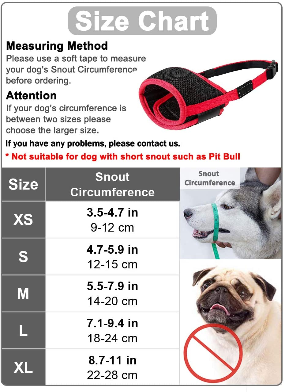 Foto 4 pulgar | Bozal Jieyou Para Perros, Antimordeduras, Ladridos, Masticables, Para Todos Los Tamaños - Venta Internacional.
