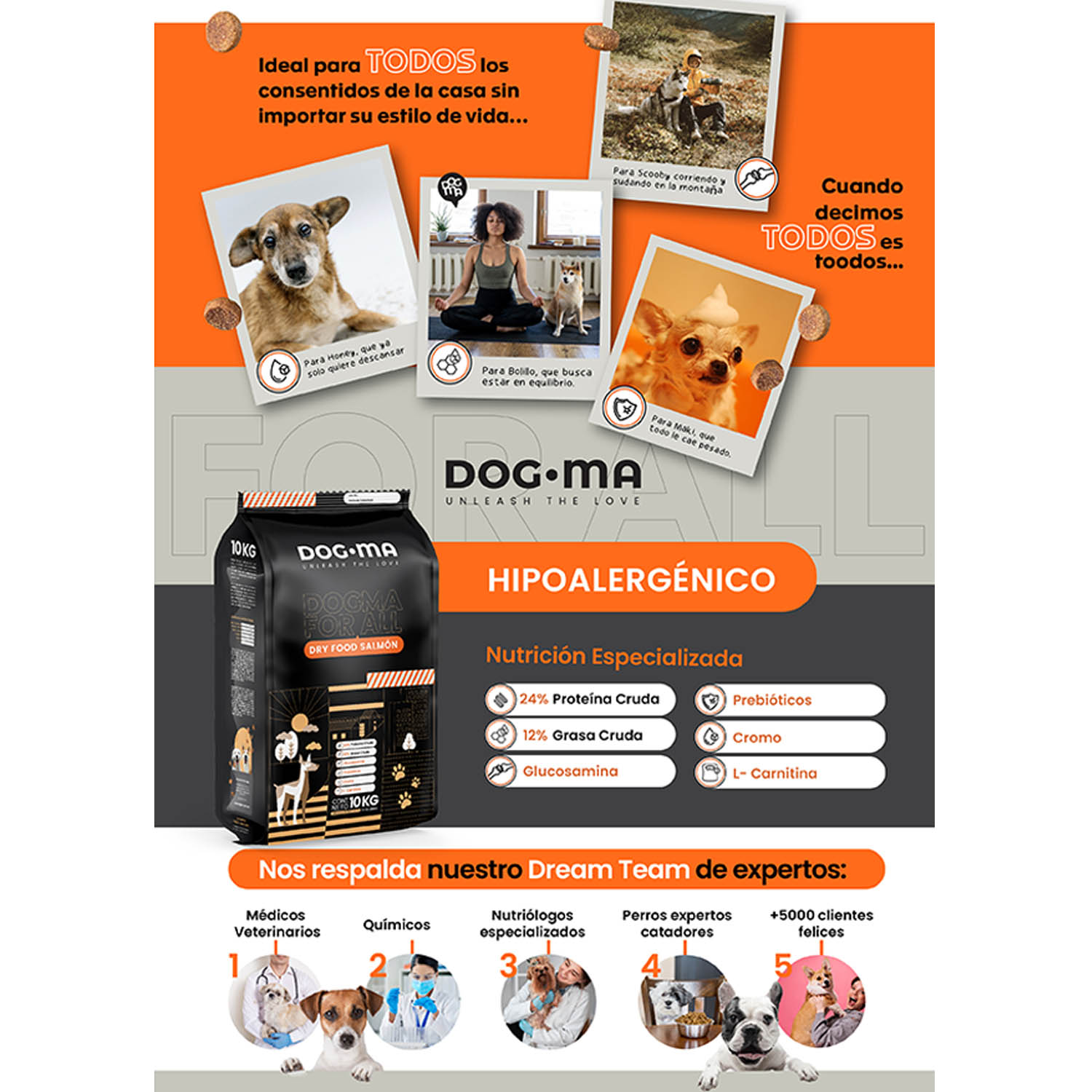 Foto 5 | Alimento para Perro Dogma 20kg 2 Paquetes de 10 Kg Super Premium Nutrición Especializada