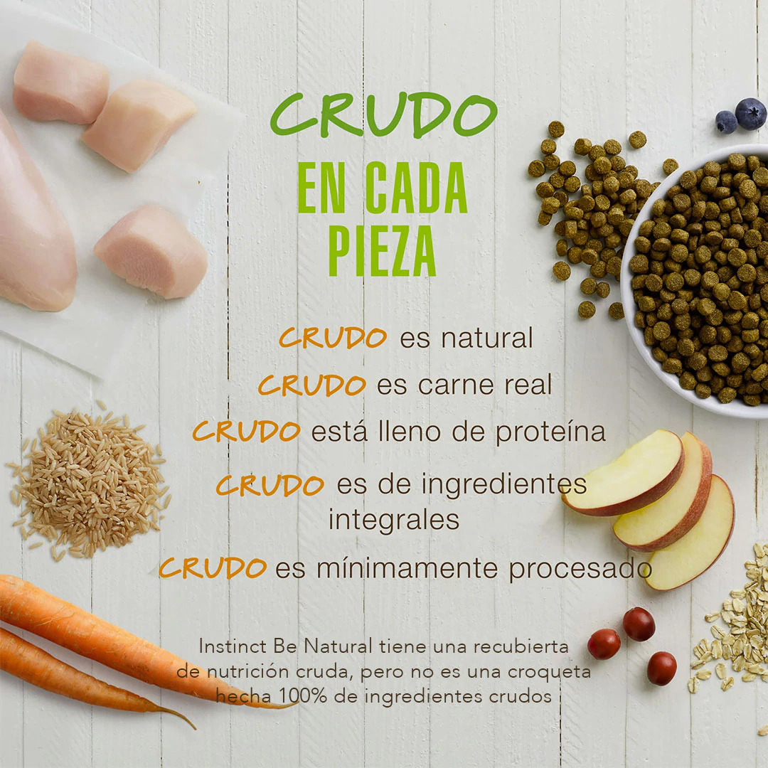 Foto 5 pulgar | Instinct Be Natural Alimento Cachorro Con Carne De Pollo Croquetas Recubiertas De Carne Real 2kg