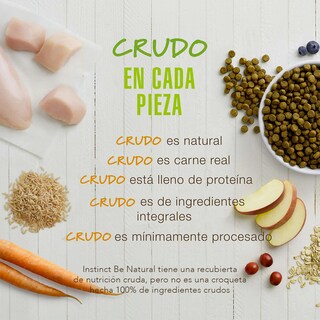 Foto 4 | Instinct Be Natural Alimento Cachorro Con Carne De Pollo Croquetas Recubiertas De Carne Real 2kg