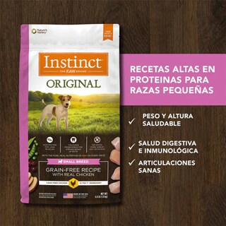 Foto 3 | Instinct Original Alimento Para Perros De Raza Pequeña Con Carne De Pollo Y Libre De Granos 5kg