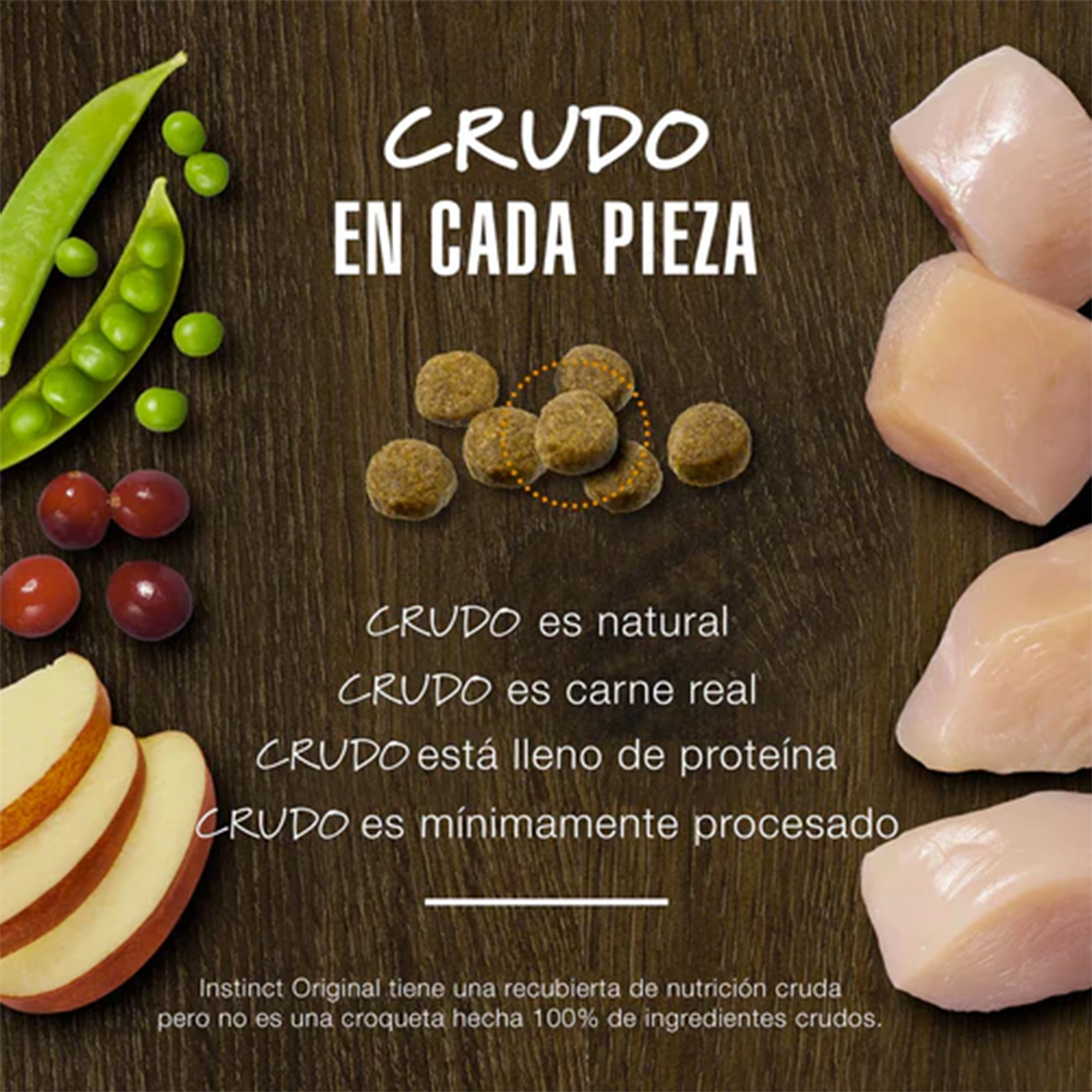 Foto 5 pulgar | Instinct Original Alimento Para Perros De Raza Pequeña Con Carne De Pollo Y Libre De Granos 5kg