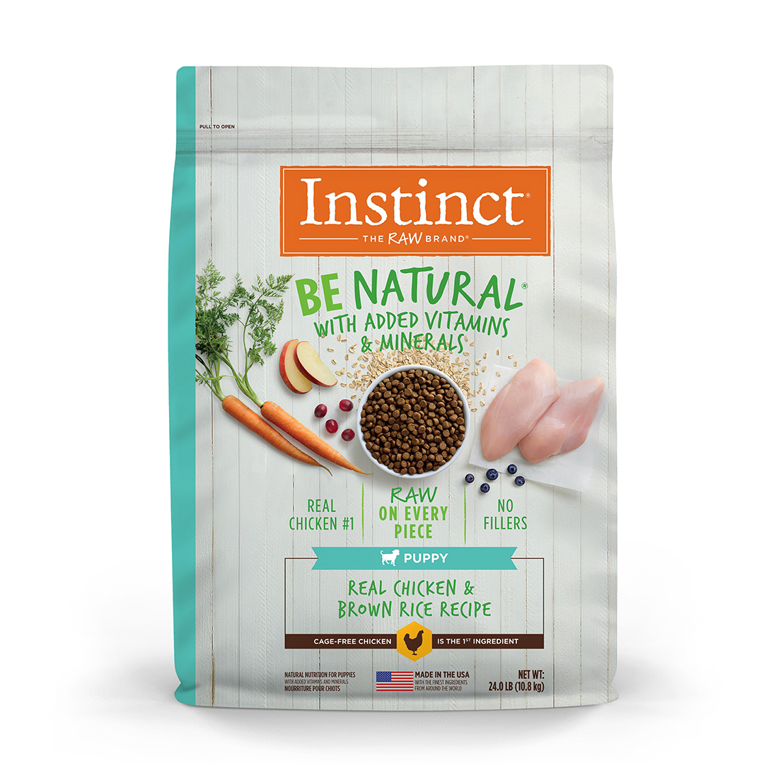 Instinct Be Natural Alimento Cachorro Con Carne De Pollo Croquetas Recubiertas De Carne Real 10.8kg