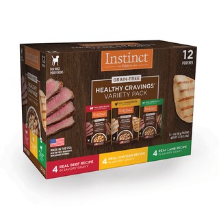 Foto 1 | Instinct Alimento Húmedo Healthy Cravings Para Perro, Recetas Variadas Y Libre De Granos, Mix 12 Pzs