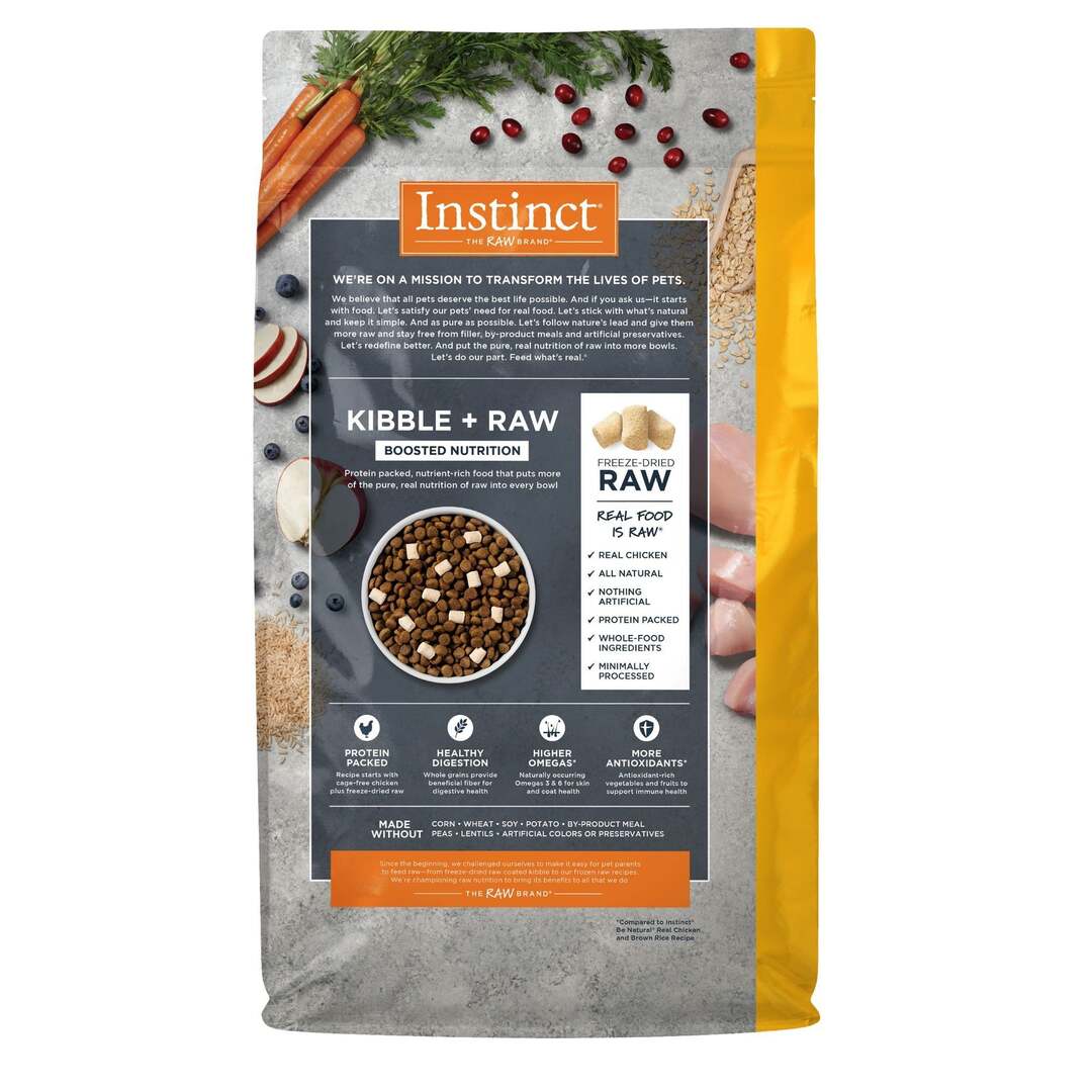 Foto 3 pulgar | Instinct Raw Boost Whole Grain Alimento Para Perros, Con Carne Real Cruda Liofilizada De Pollo 9kg