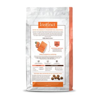 Foto 2 | Instinct Lid Alimento Para Perros Con Alergias, Croquetas Recubiertas De Carne De Salmón, 9kg