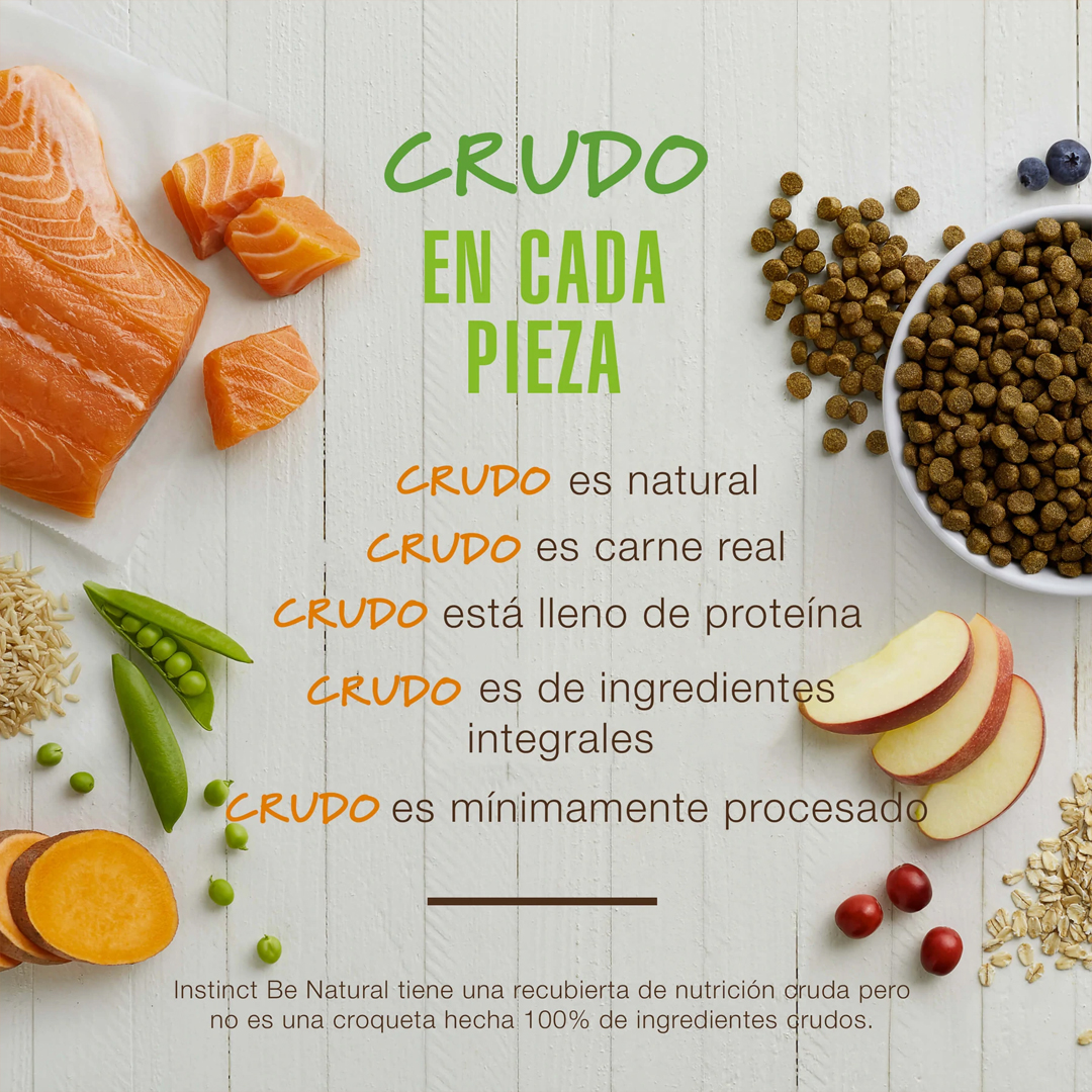Foto 6 pulgar | Instinct Be Natural Alimento Para Perro Con Carne Salmón Croquetas Recubiertas De Carne Real 10.8kg