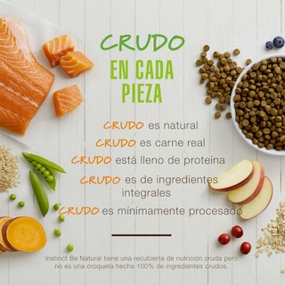 Foto 5 | Instinct Be Natural Alimento Para Perro Con Carne Salmón Croquetas Recubiertas De Carne Real 10.8kg