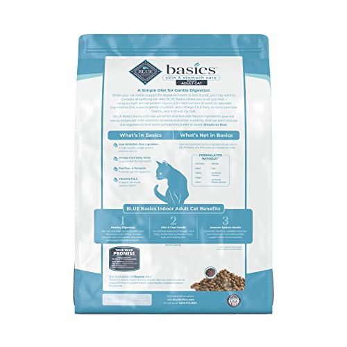 Foto 4 pulgar | Comida Para Gatos Blue Buffalo Basics Para El Cuidado De La Piel Y El Estómago, 5 Kg - Venta Internacional.