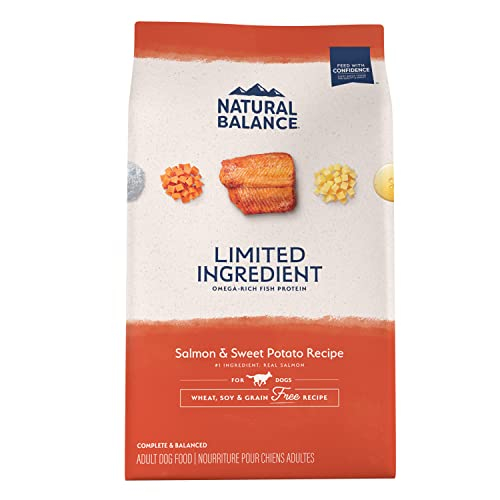 Alimento Para Perros Natural Balance, Ingrediente Limitado, Salmón, 5,4 Kg - Venta Internacional.