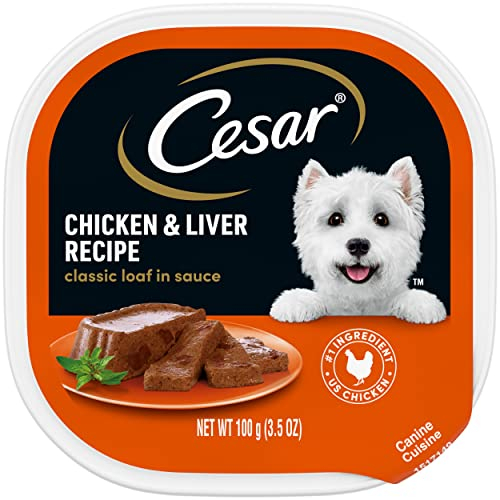 Foto 2 pulgar | Comida Húmeda Para Perros Cesar Classic Loaf In Sauce Chicken & Liver 100 - Venta Internacional.