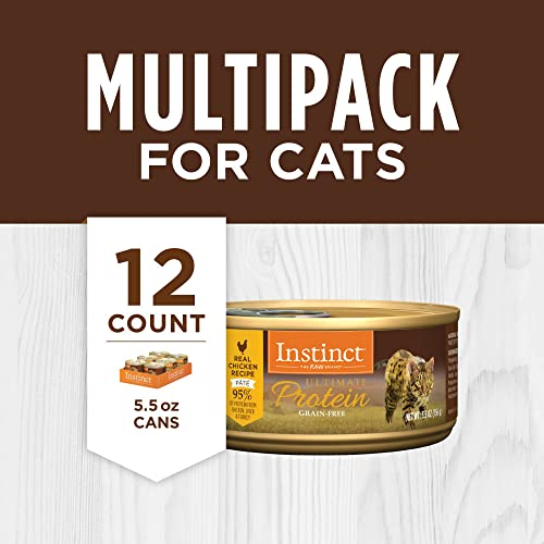 Foto 7 pulgar | Comida Húmeda Enlatada Para Gatos Instinct Ultimate Protein Chicken 163 Ml - Venta Internacional.