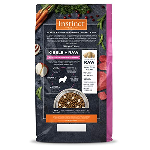 Foto 3 pulgar | Comida Para Perros Instinct Raw Boost De Raza Pequeña Con Carne Auténtica De 1,8 Kg - Venta Internacional.