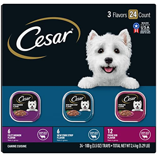 Comida Blanda Y Húmeda Para Perros Cesar, Paquete Variado De - Venta Internacional.