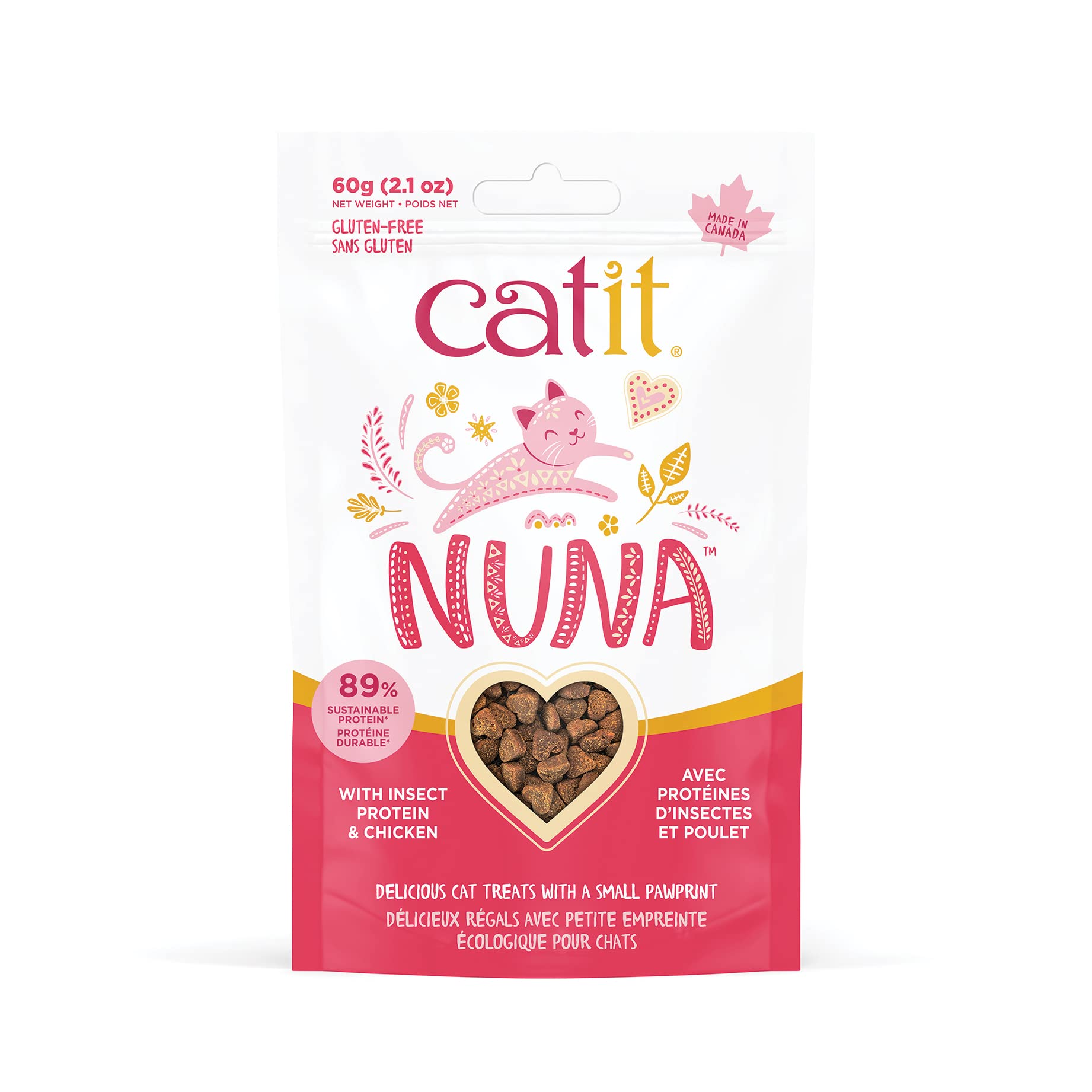 Foto 2 pulgar | Cat Treats Catit Nuna Proteína De Insectos Saludable Y Sostenible - Venta Internacional.