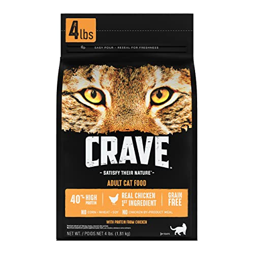 Foto 2 pulgar | Comida Seca Para Gatos Crave Para Adultos, Pollo Con Alto Contenido De Proteínas, Bolsa De 1,8 Kg - Venta Internacional