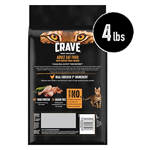 Foto 3 pulgar | Comida Seca Para Gatos Crave Para Adultos, Pollo Con Alto Contenido De Proteínas, Bolsa De 1,8 Kg - Venta Internacional