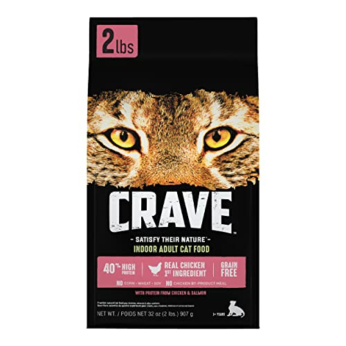 Foto 2 pulgar | Comida Seca Para Gatos Crave Indoor Adult, Alta En Proteínas, Bolsa De 0,9 Kg - Venta Internacional.