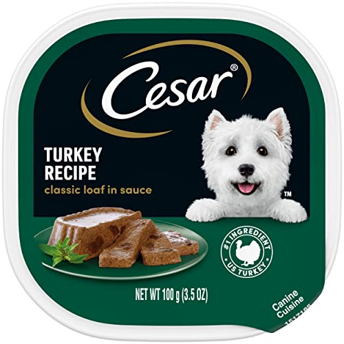 Foto 2 pulgar | Comida Húmeda Para Perros Cesar Classic Loaf In Sauce Turkey 840 Ml (24) - Venta Internacional.