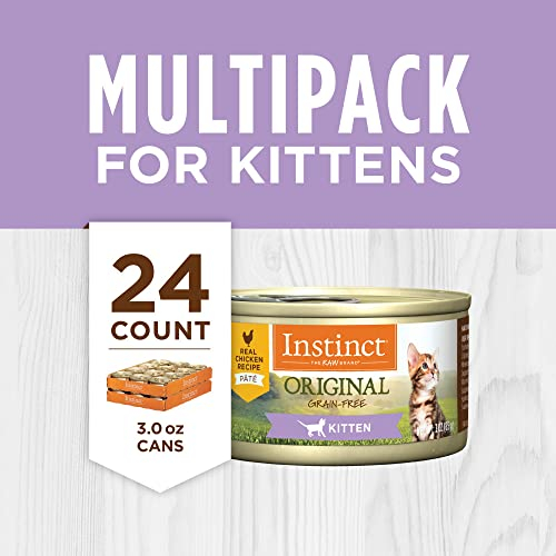 Foto 6 | Comida Húmeda Enlatada Para Gatos Instinct Original Kitten, 90 Ml X 24 - Venta Internacional.