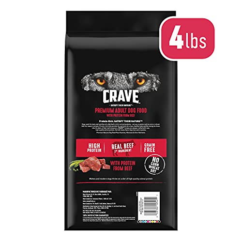 Foto 3 pulgar | Alimento Para Perros Crave Para Adultos Con Alto Contenido De Proteínas, 1,8 Kg, Sin Cereales - Venta Internacional.