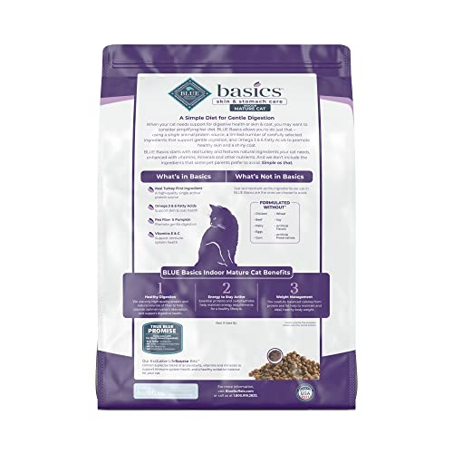 Foto 4 pulgar | Comida Para Gatos Blue Buffalo Basics Para El Cuidado De La Piel Y El Estómago, 5 Kg, Pavo - Venta Internacional.