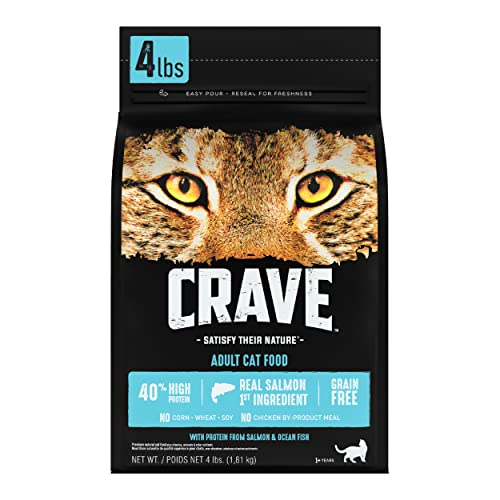 Foto 2 pulgar | Alimento Seco Para Gatos Crave, Salmón Alto En Proteínas Para Adultos, 1,8 Kg - Venta Internacional.