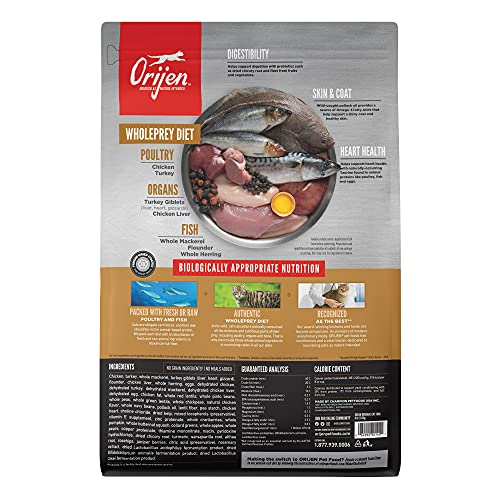 Foto 2 | Alimento Para Gatos Orijen Dry Original Premium Con Alto Contenido De Proteínas, 1,8 Kg - Venta Internacional.