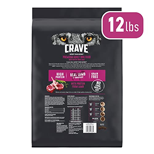 Foto 3 pulgar | Alimento Para Perros Crave Sin Cereales Para Adultos Con Proteína De Cordero, 5,4 Kg - Venta Internacional.