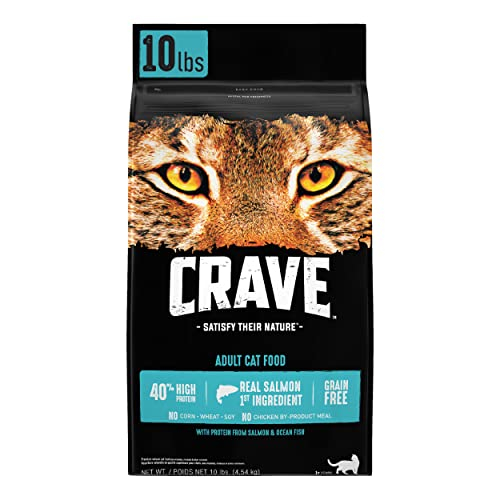 Foto 2 pulgar | Alimento Para Gatos Crave, Salmón Alto En Proteínas, Sin Cereales, Para Adultos, 4,5 Kg - Venta Internacional.