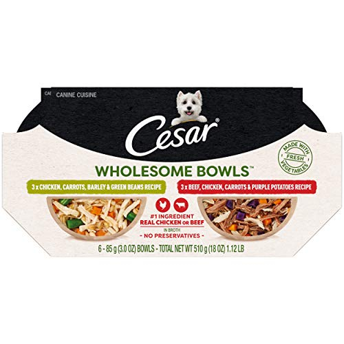 Foto 2 pulgar | Comida Húmeda Para Perros Cesar Wholesome Bowls Para Adultos, Paquete Variado De 180 G ( - Venta Internacional.